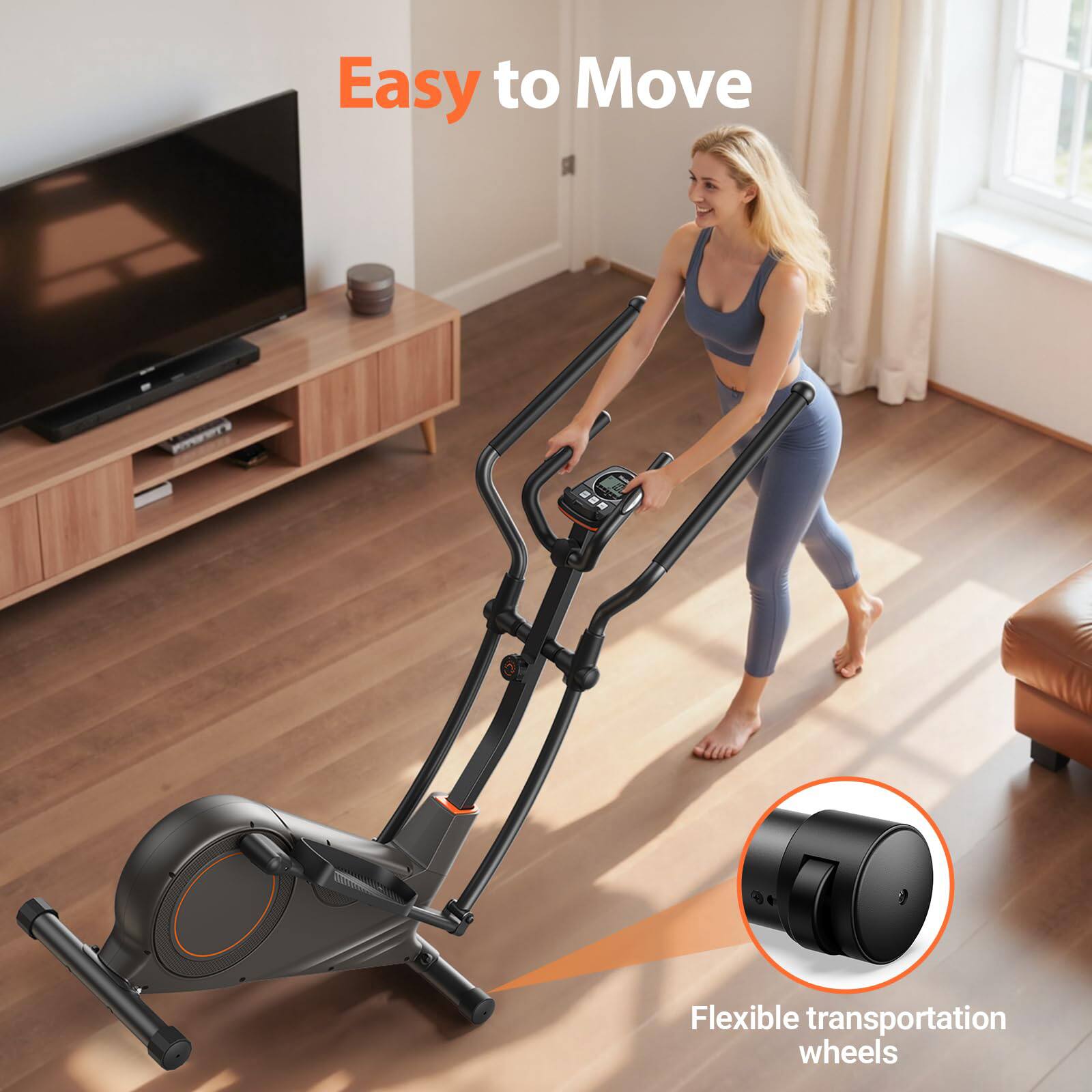 Easy to Move

Flexible transportation wheels