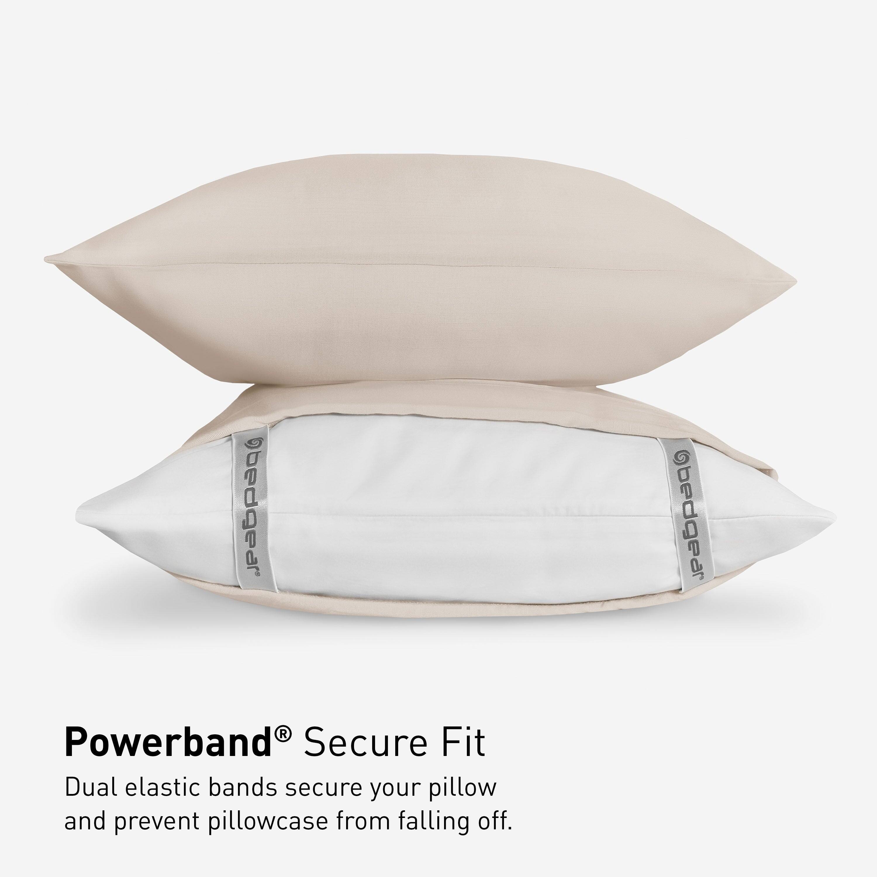 STARTER  
Powerband Secure Fit  
Dual elastic bands secure your pillow and prevent pillowcase from falling off.  
Obedgear