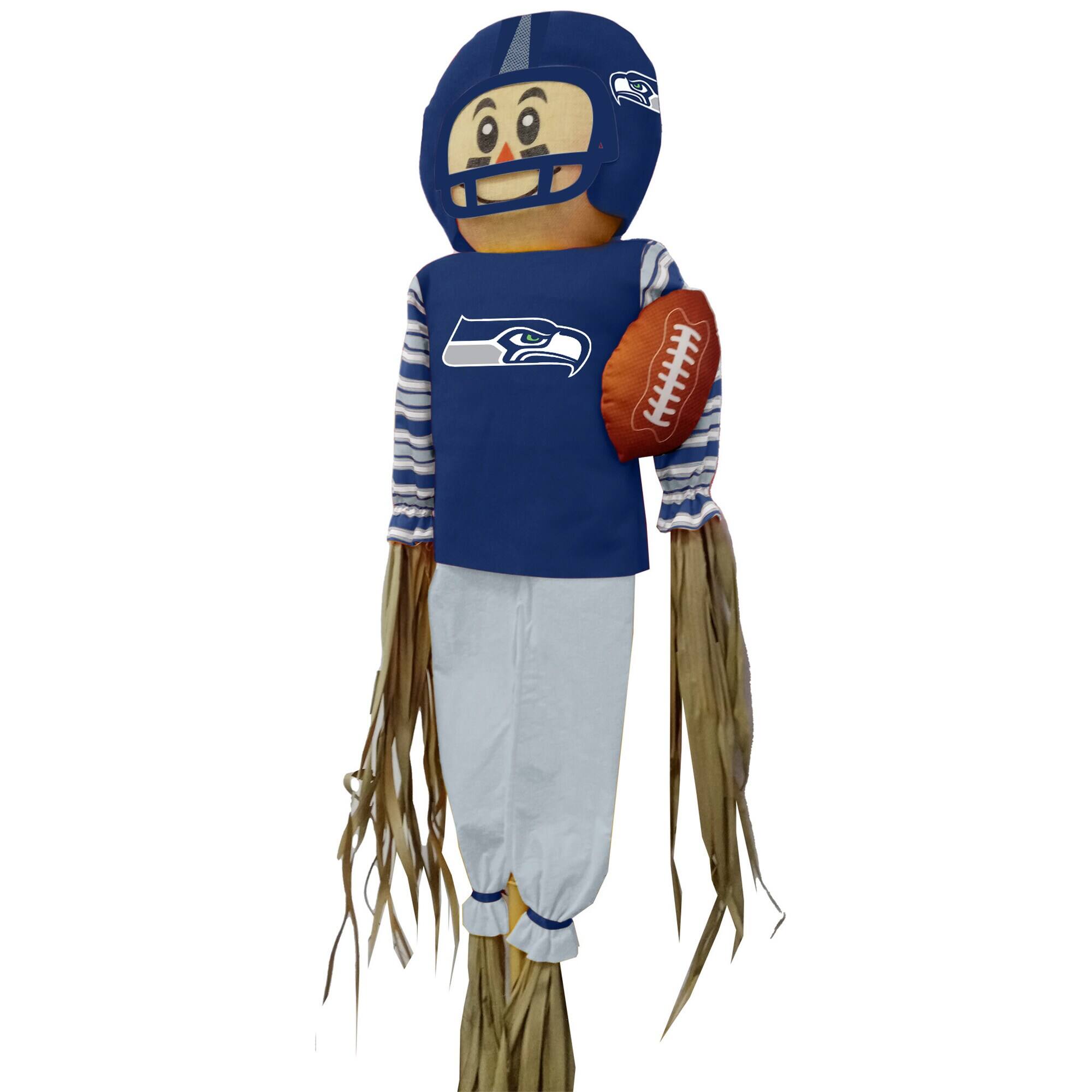 Alt View 1. Sporticulture - Seattle Seahawks 5' Team Pride Scarecrow - Multicolor.