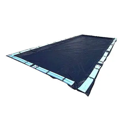 Front. Swimline - Swimline CO82137R Winter Cover for 16 x 32-Foot In-Ground Swimming Pool, Blue.