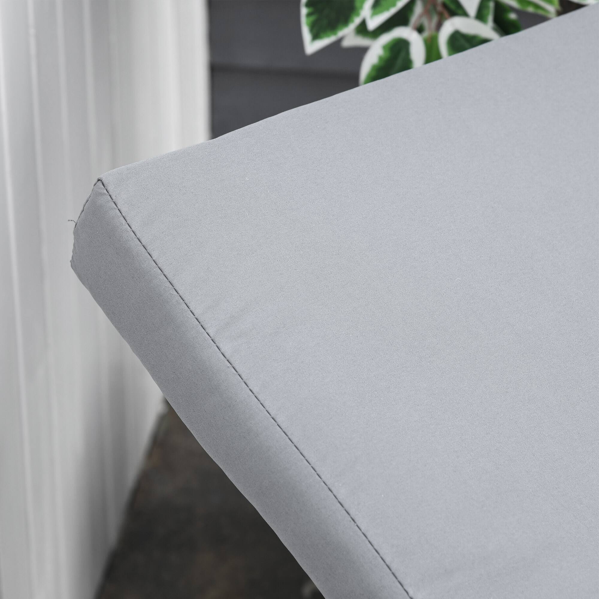 Alt View 8. Outsunny - Outdoor Wicker Swivel Recliner Chair, Reclining Backrest, Lifting Footrest, 360° Rotating Basic, Water Resistant - grey.