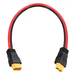 Unique Bargains - 300VDC XT60 Extension Cable, 12AWG XT60 Male to Female for RC/Solar/FPV Drone - Red and Black