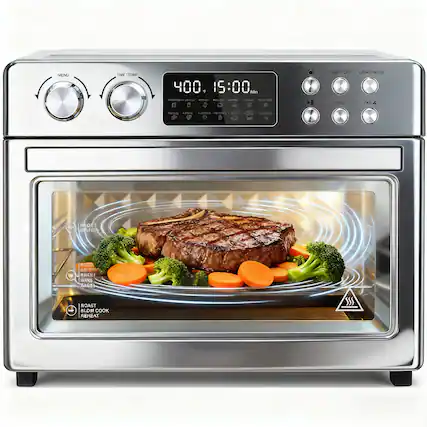 MENU TIME TEMP 400°F 15:00 Min
TEMP/COFF LIGHT/HUMITE
ROAST SLOW COOK REHEAT