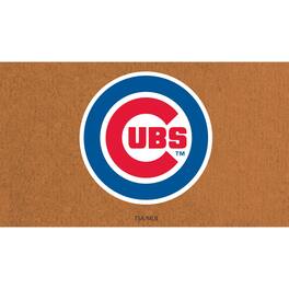 Evergreen Enterprises - Chicago Cubs 28" x 16" Primary Logo Coir Mat - Multicolor