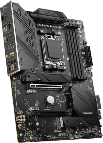 MSI - MAG B650 Tomahawk WIFI (Socket AM5) AMD B650 ATX DDR5 Wi-Fi 6E Motherboard - Black