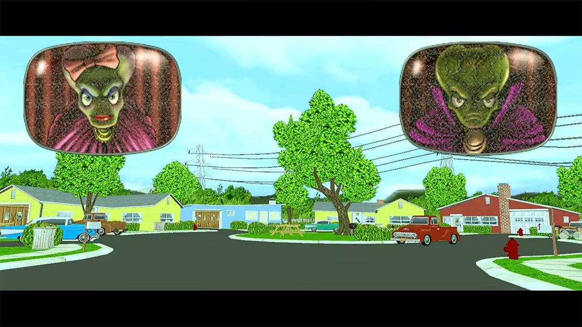 Alt View 2. GS2 Games - Martian Panic Blaster Bundle - Video Game & Blaster [Nintendo Switch].