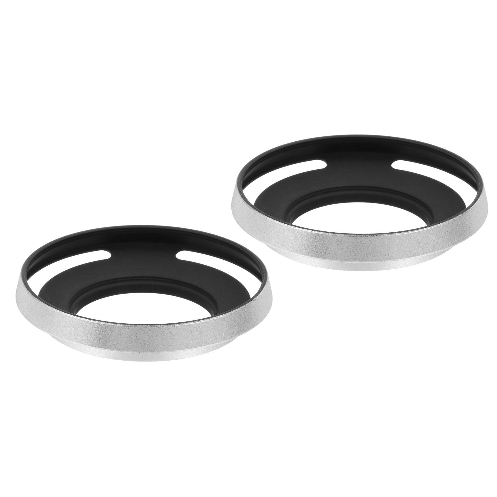 Unique Bargains - 2pcs 37mm Lens Hood, Universal Metal Thin Hollow Curved Screw-in Vented Lens Hoods for Fujifilm for Pentax - Silver price history on PriceWatchPro