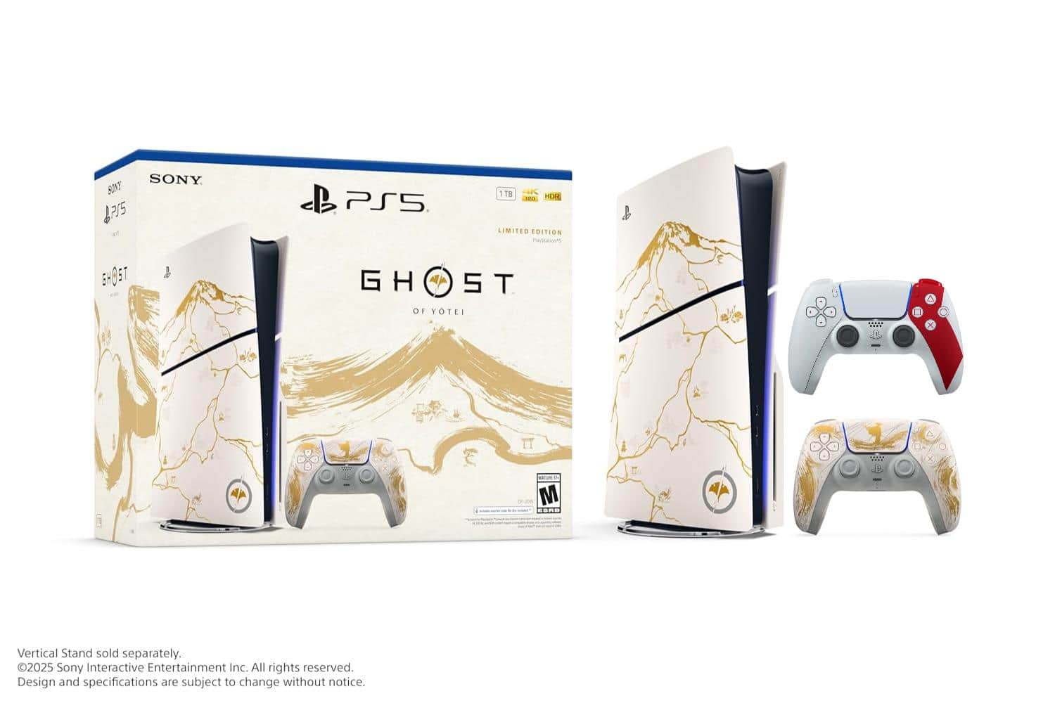 PS5 Console Ghost of Yōtei Bundle + God of War 20th Anniversary Controller - PlayStation 5