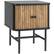 Alt View 19. Costway - Set of 2 Nightstand Compact Modern End Side Table with Sliding Doors - Black.