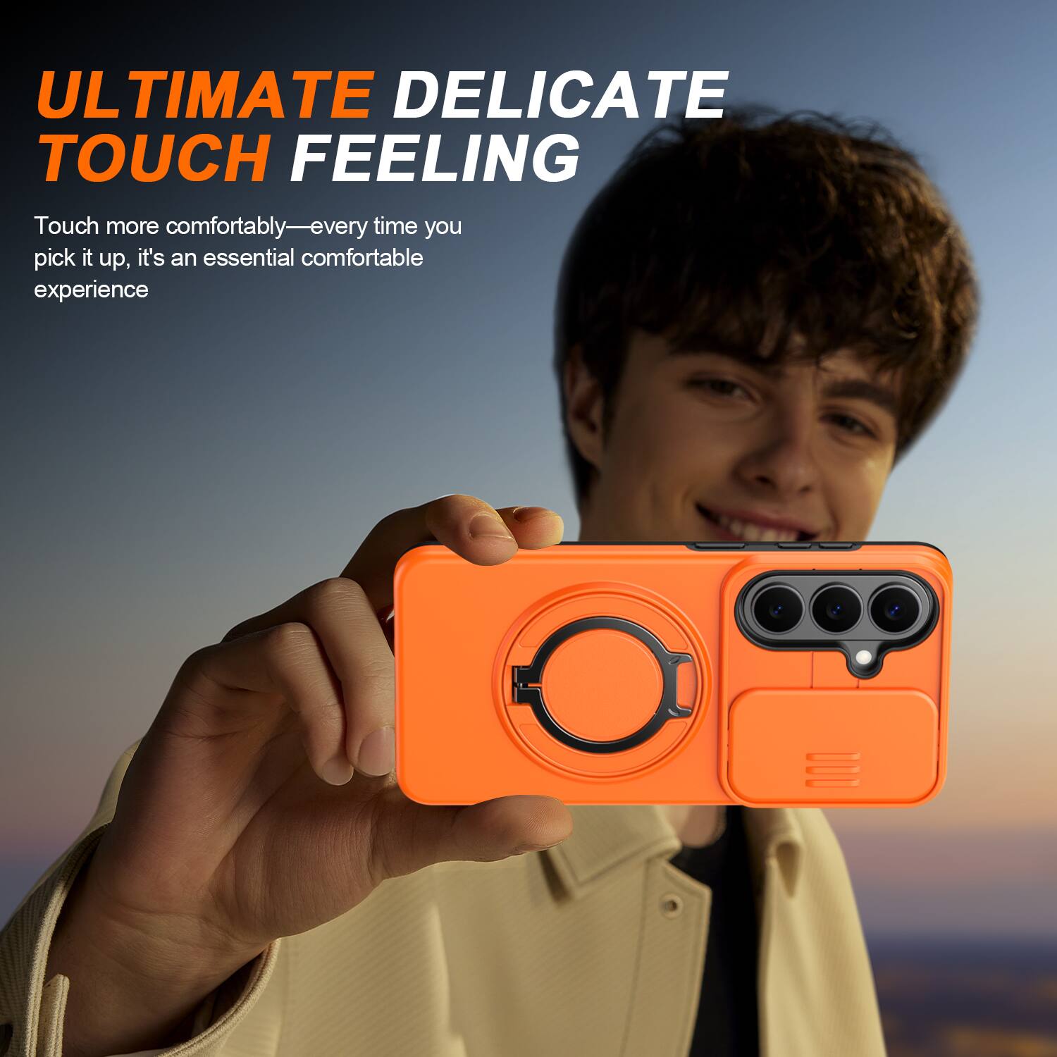 ULTIMATE DELICATE TOUCH FEELING

Touch more comfortably—every time you pick it up, it's an essential comfortable experience