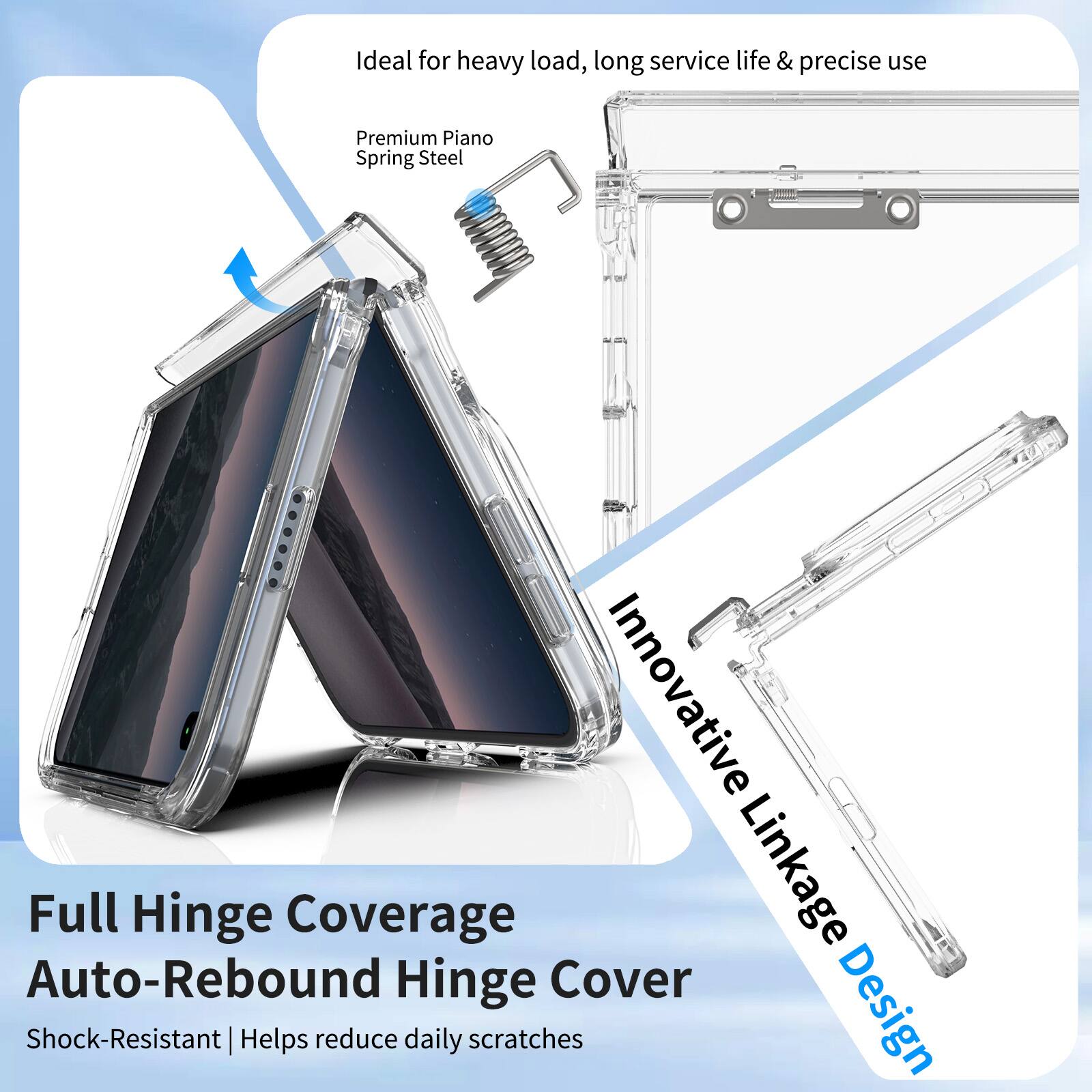 UUCOVER Magnetic Transparent Case for Apple iPhone Duo,Shockproof PC ...