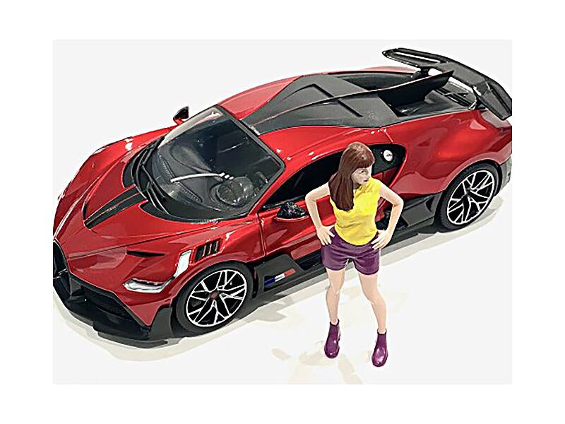Alt View 1. American Diorama - "Girls Night Out" Cara Figurine for 1/24 Scale Models by American Diorama.