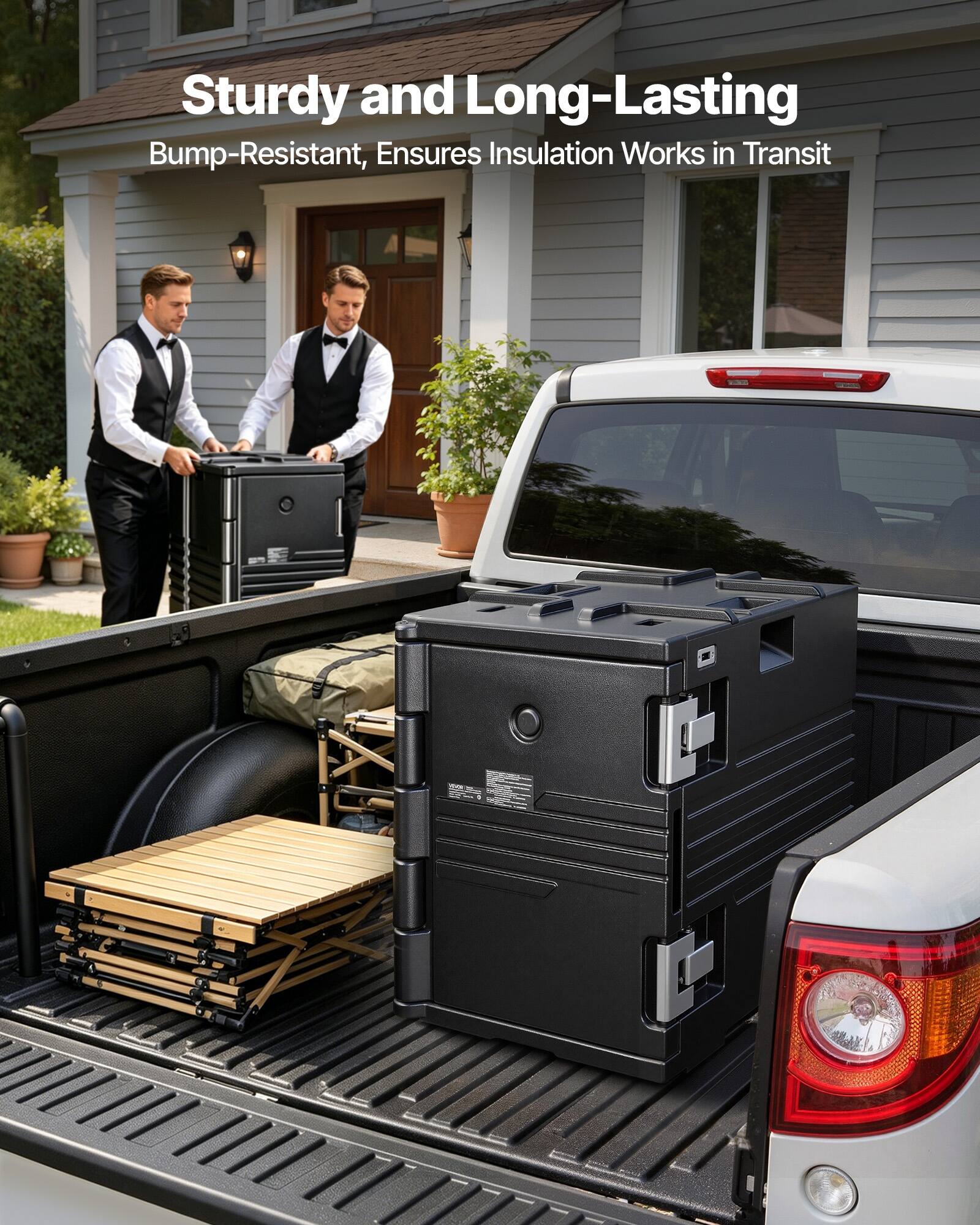 Sturdy and Long-Lasting  
Bump-Resistant, Ensures Insulation Works in Transit