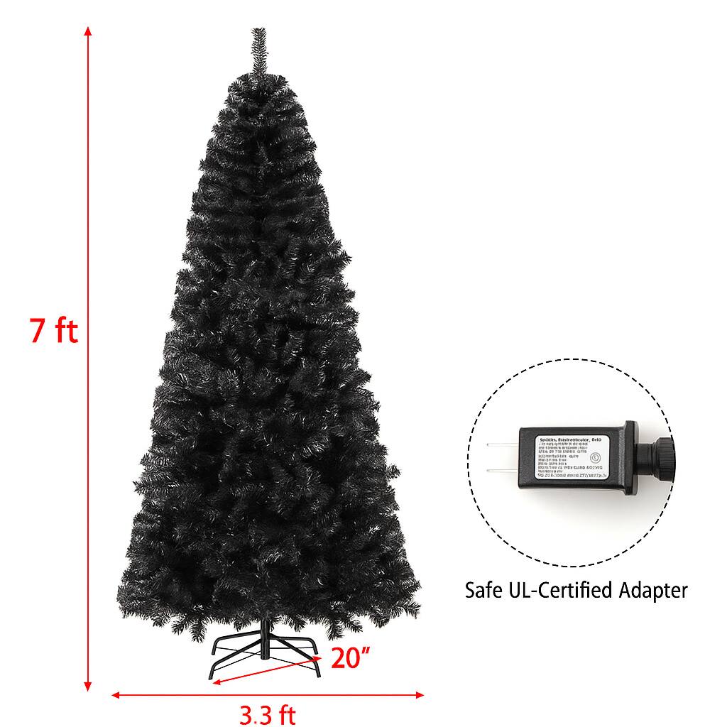 7 ft  
20"  
3.3 ft  

Safe UL-Certified Adapter