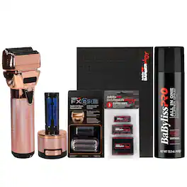 BaBylissPRO - BaByliss Pro FXONE ROSEFX All-Metal Shaver FX79FSRG ( Gold) Accessory Bundle - Rose