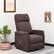Left. Costway - Power Lift Recliner Chair w/ Remote Control - Brown.