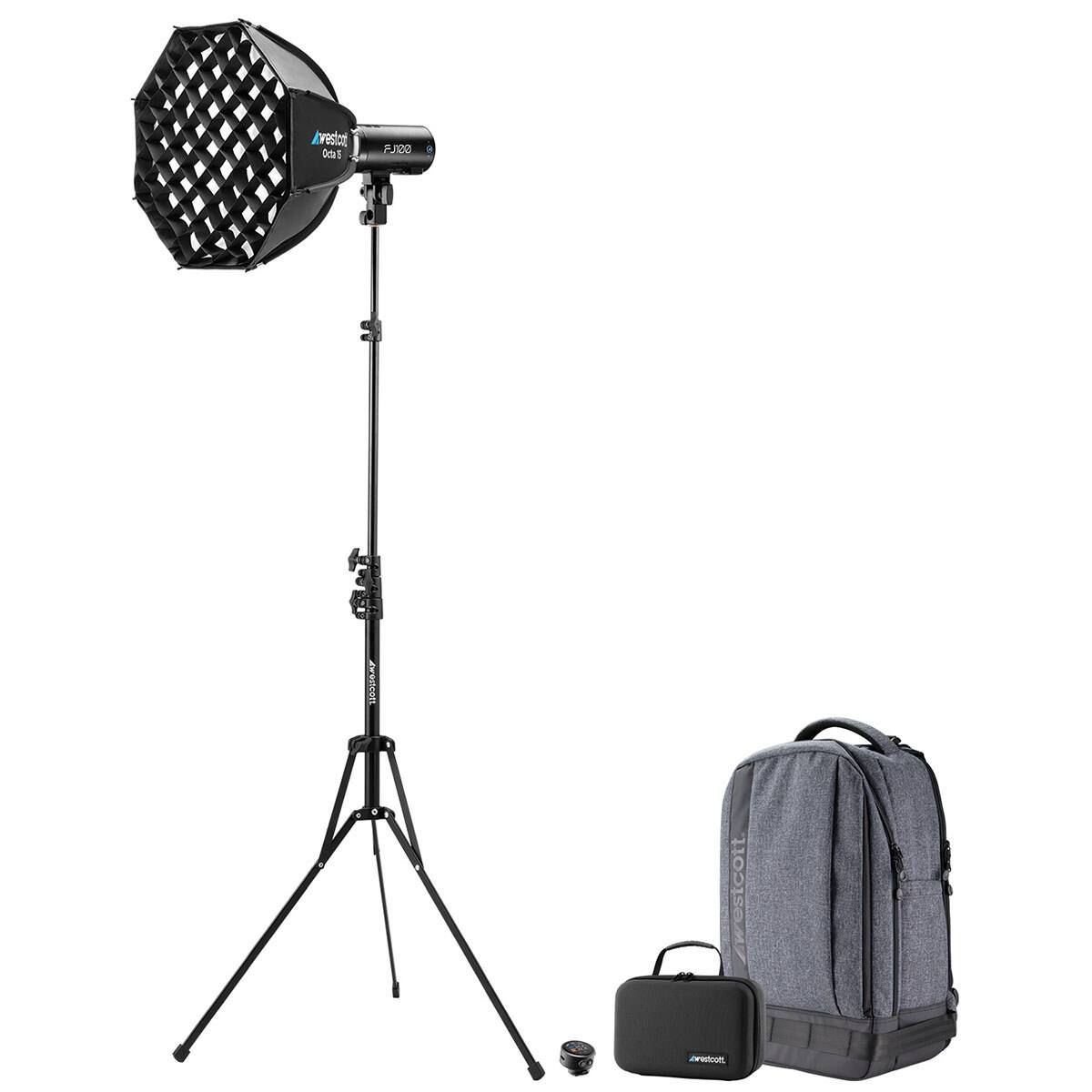 Westcott FJ100 100Ws Strobe Backpack Kit with Wireless Trigger for Sony ...