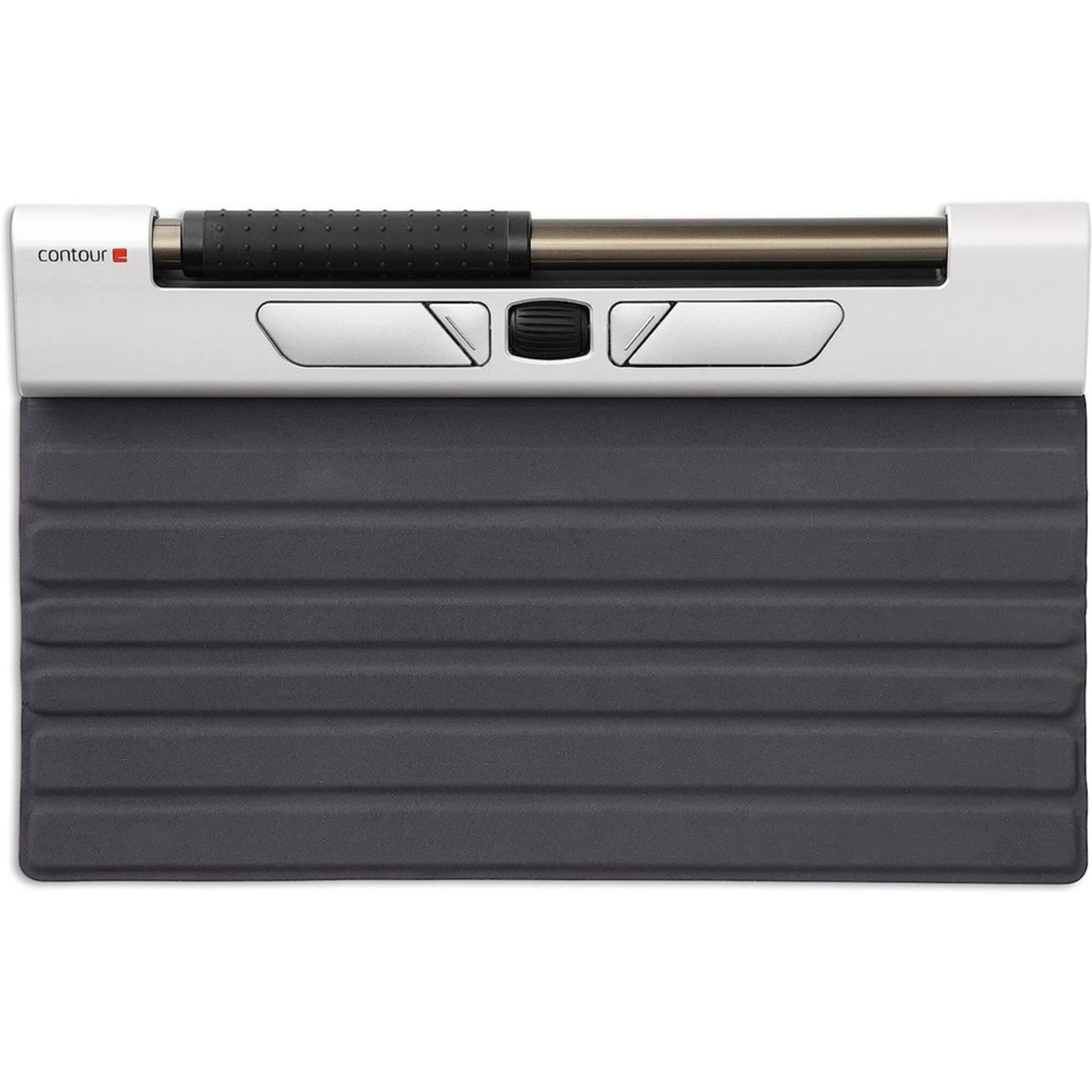 Alt View 12. Contour Design - RollerMouse Go Compact Wireless Mouse - Black/White.