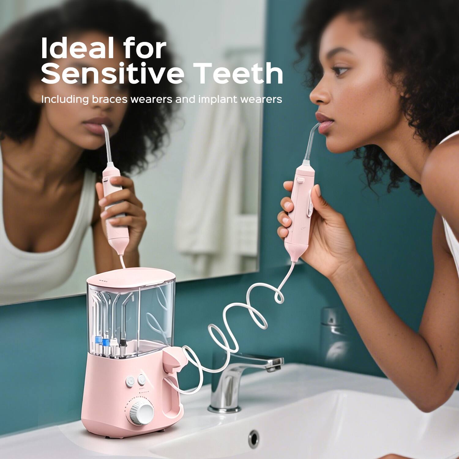 Ideal for Sensitive Teeth  
Including braces wearers and implant wearers
