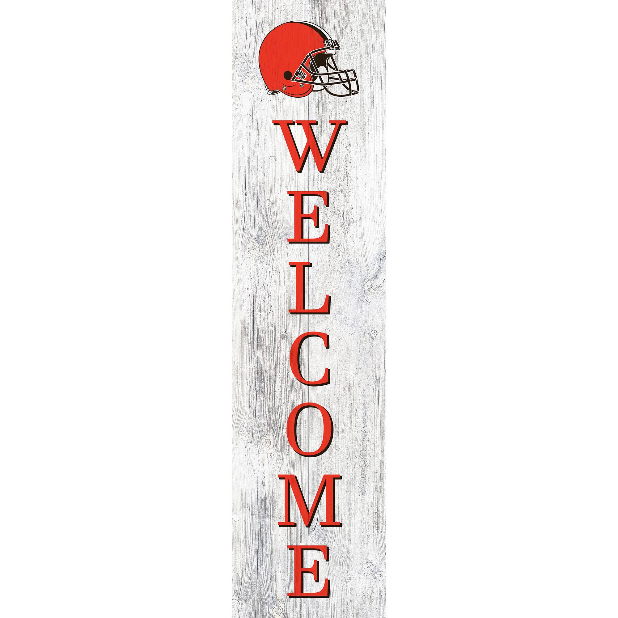 Cleveland Browns 48'' Welcome Leaner