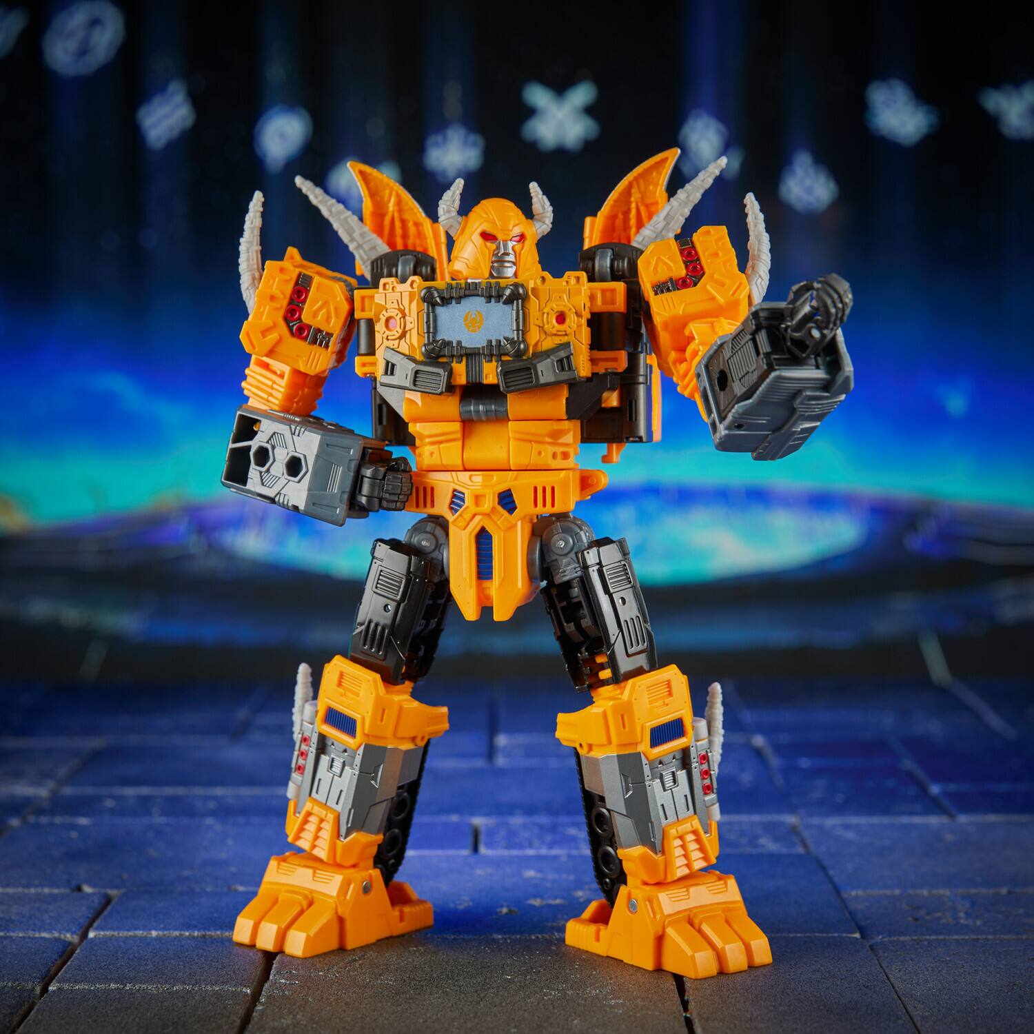 Alt View 3. Hasbro - Transformers - Age of the Primes - Leader Class Herald of Unicron Action Figure   - COLLECTIBLES - Multicolor.