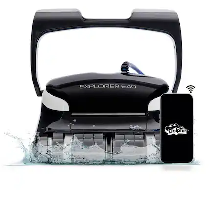 The text on the image reads "EXPLORER E40 Delphin 10 Dolphin."