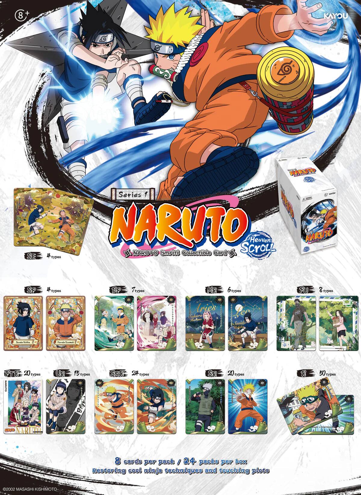 Kayou TCG: Naruto Smriti Heaven Scroll Series 1 Booster Box 24