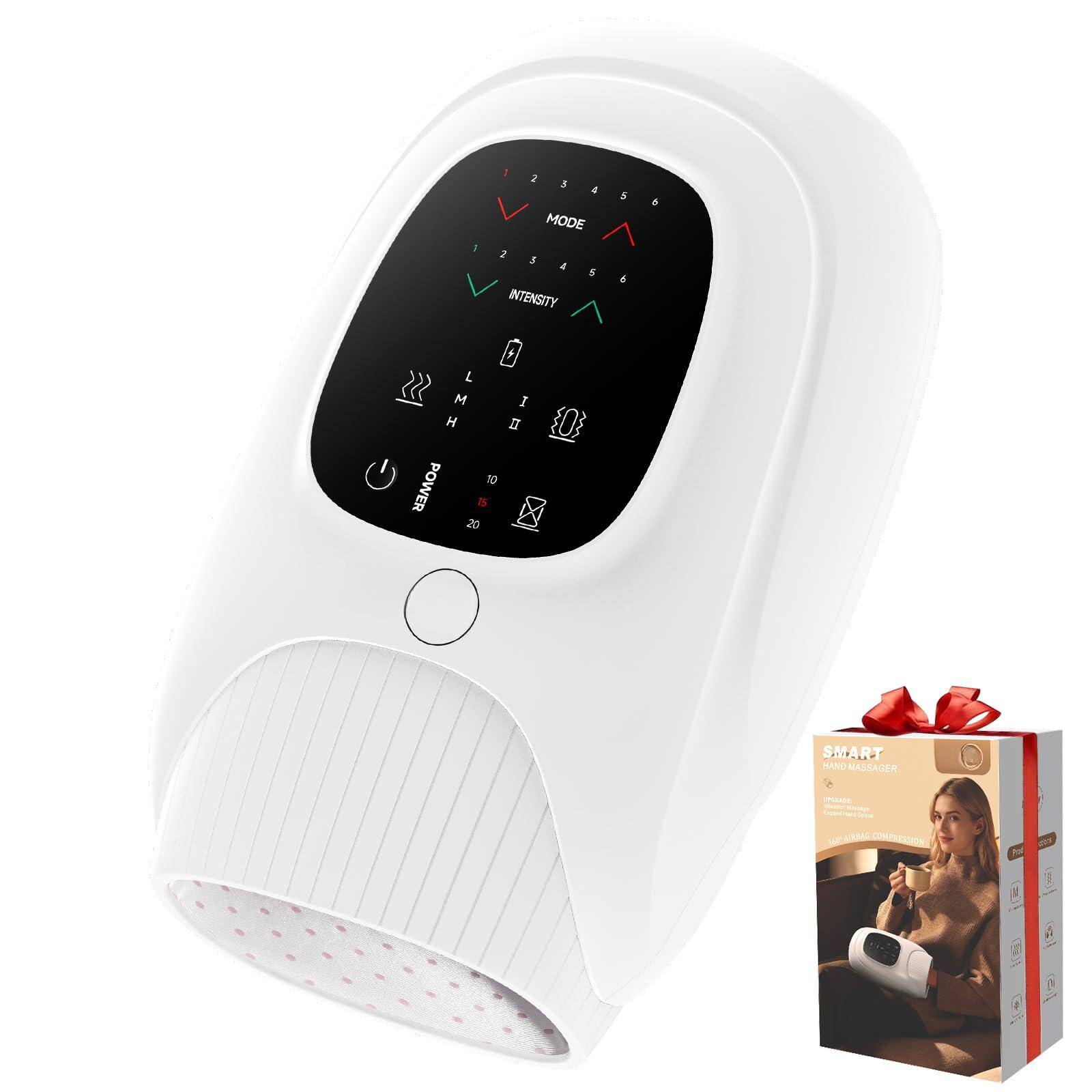 123456  
a 5 5 V  
MODE 1 2 ^ 23466 5 g &  
INTENSITY L : H : D I  
POWER : B 20  
SMART HAND MASSAGER