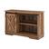 Angle. Walker Edison - Sliding Barn Door TV Stand for Most TVs up to 50" - Rustic Oak.