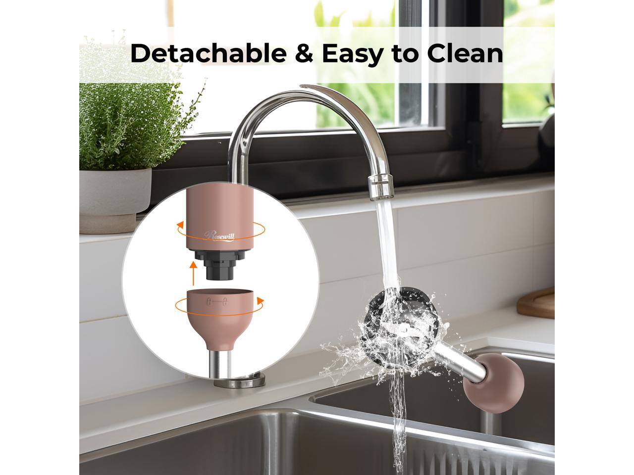 Detachable & Easy to Clean