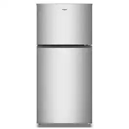 Whirlpool - 30 in. Wide 19 cu. ft. Wide Top Freezer Refrigerator with Total Coverage Cooling - Fingerprint-Resistant Stainless Finish