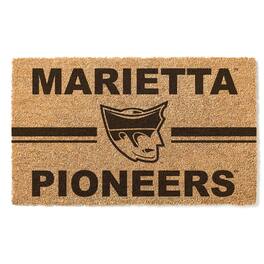 Jardine - Marietta College Pioneers 18" x 30" Team Logo Doormat - Brown