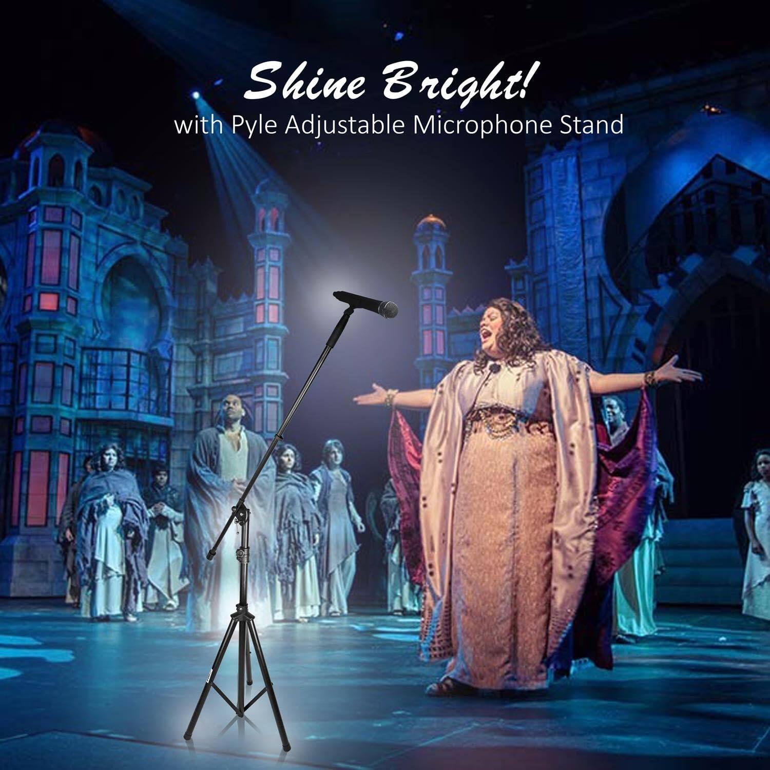 Shine Bright!  
with Pyle Adjustable Microphone Stand
