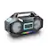 Left. ION Audio - Party Rocker Go high-Power Boombox with Party Starter Lights - Black.