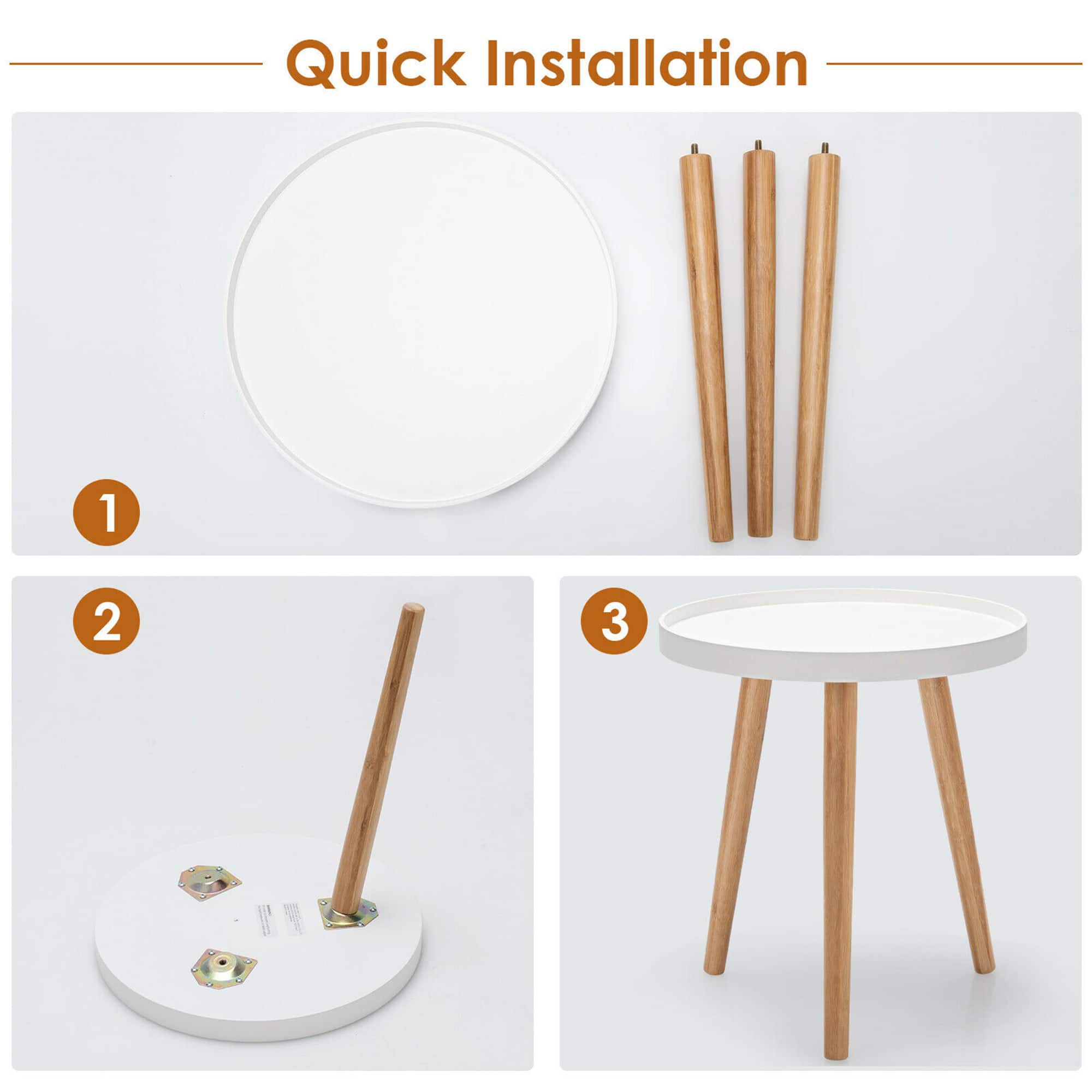 Quick Installation: 1. 2. 3.