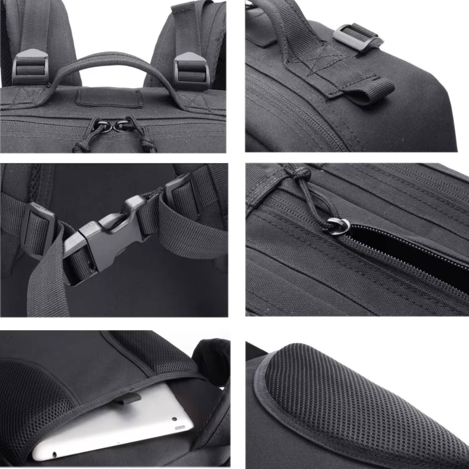 Alt View 18. SaharaCase - Raider Series Water Resistant Backpack fits up to 17.3" laptop - Camo Pink.