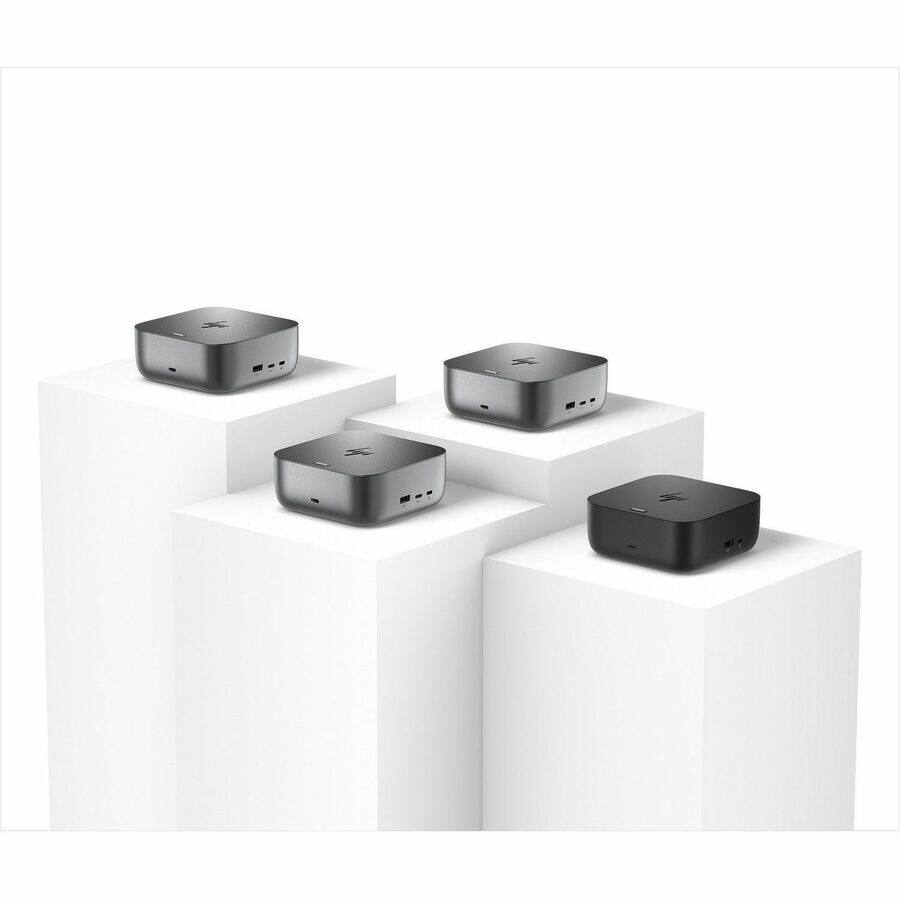 Alt View 7. HP - HP USB-C 100W G6 Dock (9X3V1U) - for Display Screen, Notebook - Charging Capability - 120 W - USB Type C - 5 x USB Ports.