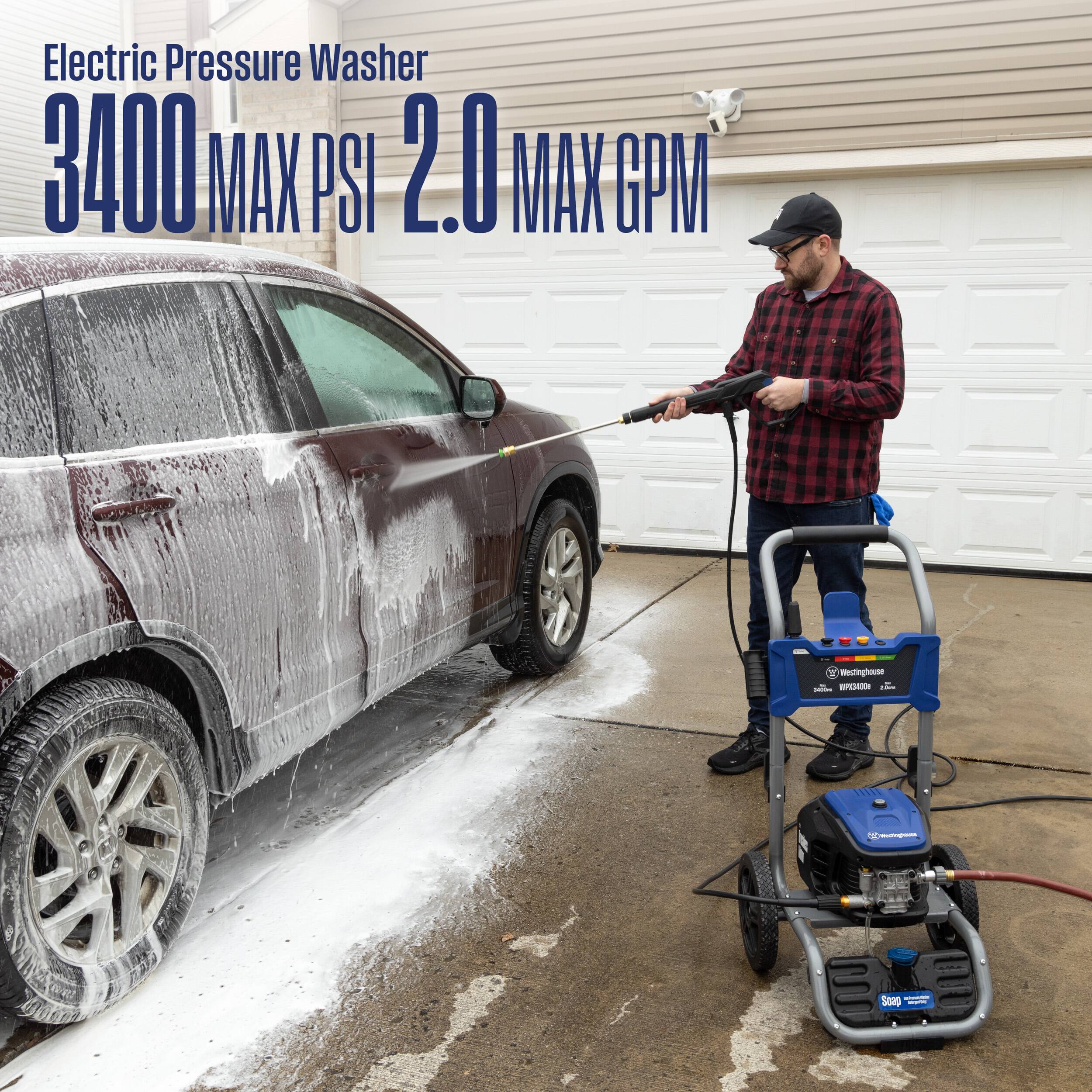 Westinghouse WPX3400 3400 Max PSI Electric Pressure Washer Blue - Best Buy
