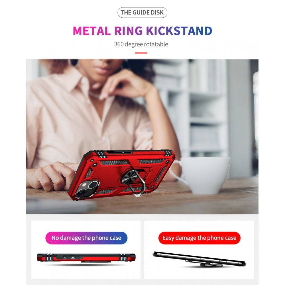 THE GUIDE DISK
METAL RING KICKSTAND
360 degree rotatable
No damage the phone case
Easy damage the phone case