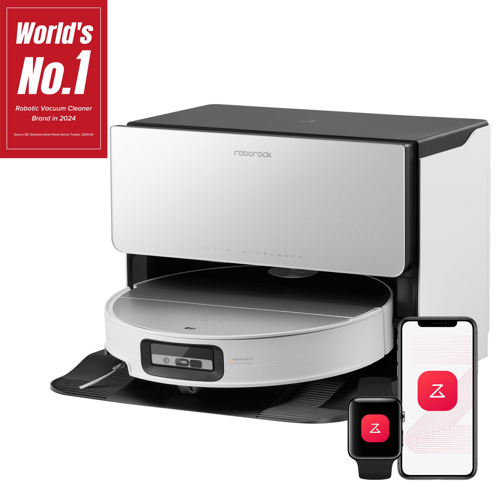 World's No.1 Robotic Vacuum Cleaner Brand in 2024 - A. Guemeriy sman - ae Tractuar Jus roborock