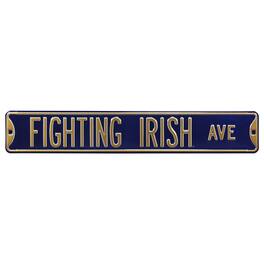 Authentic Street Signs - Notre Dame Fighting Irish 6'' x 36'' Steel Street Sign - Multicolor