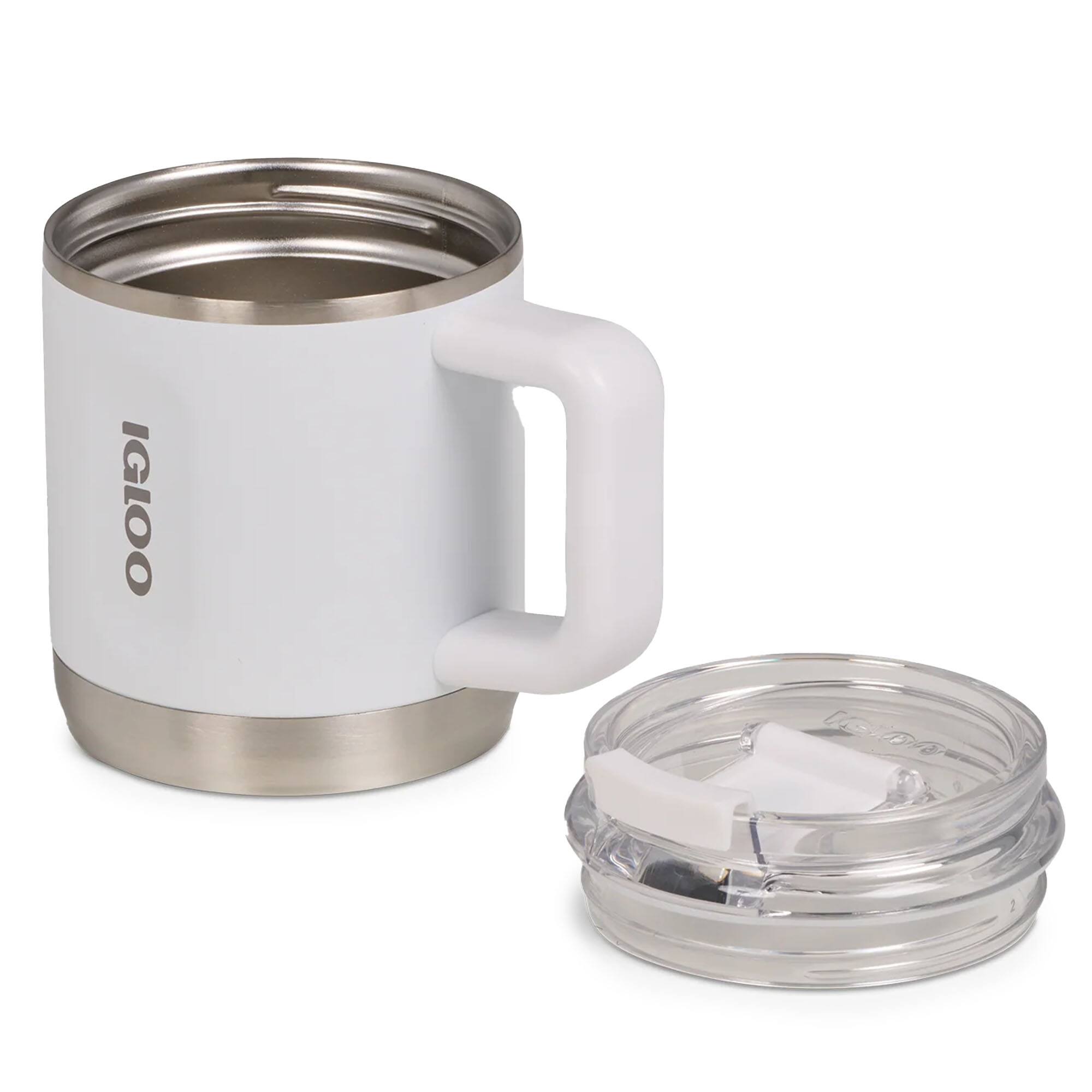 Alt View 2. Igloo - Igloo 15 oz. Stainless Steel Coffee Mug - White - White.