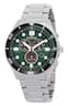 Citizen - Eco-Drive Chronograph GMT Stainless Steel Dial AT2561-81X 100M Men's Watch - Green