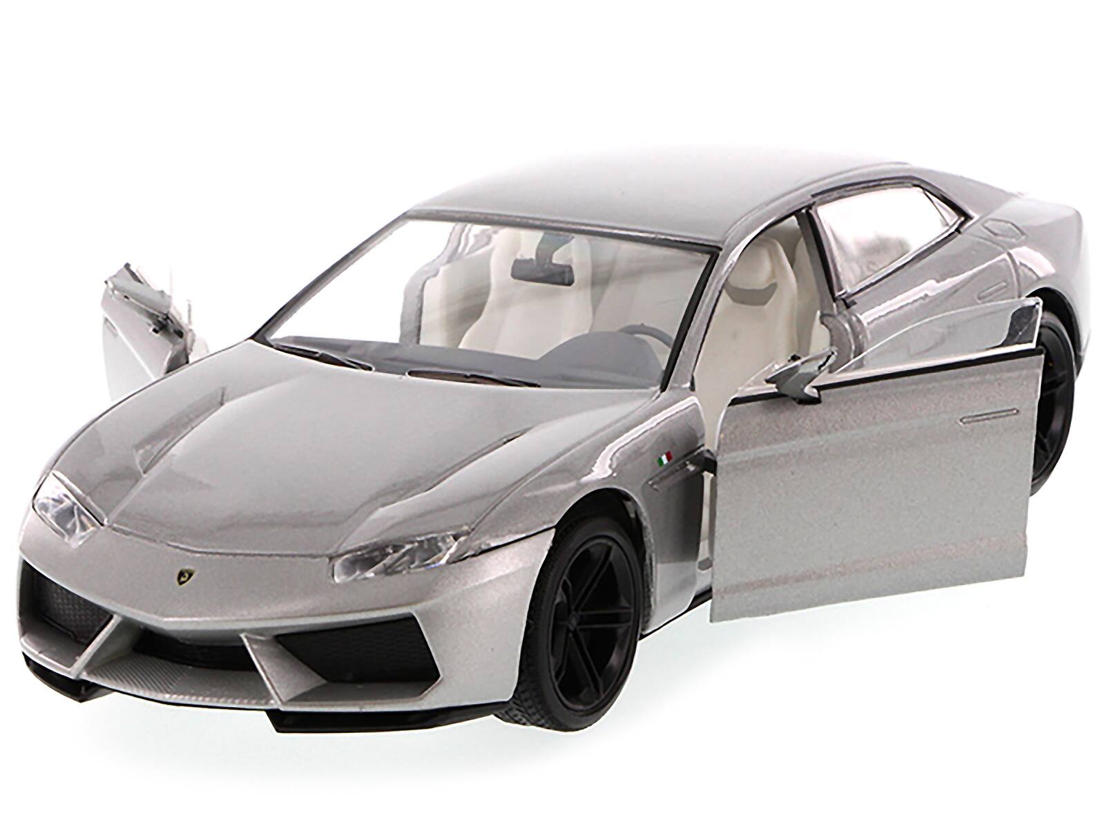 Alt View 2. Motormax - Lamborghini Estoque Grey 1/24 Diecast Model Car by Motormax.