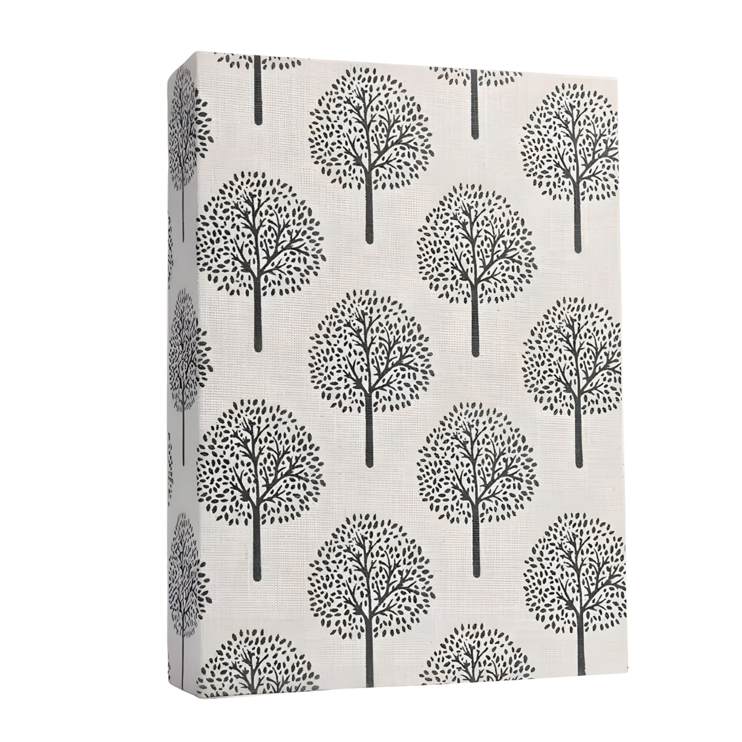 Kitcheniva - Small Linen Cover Photo Album for 100 Photos, 4x6 Photo Album, Tree Design