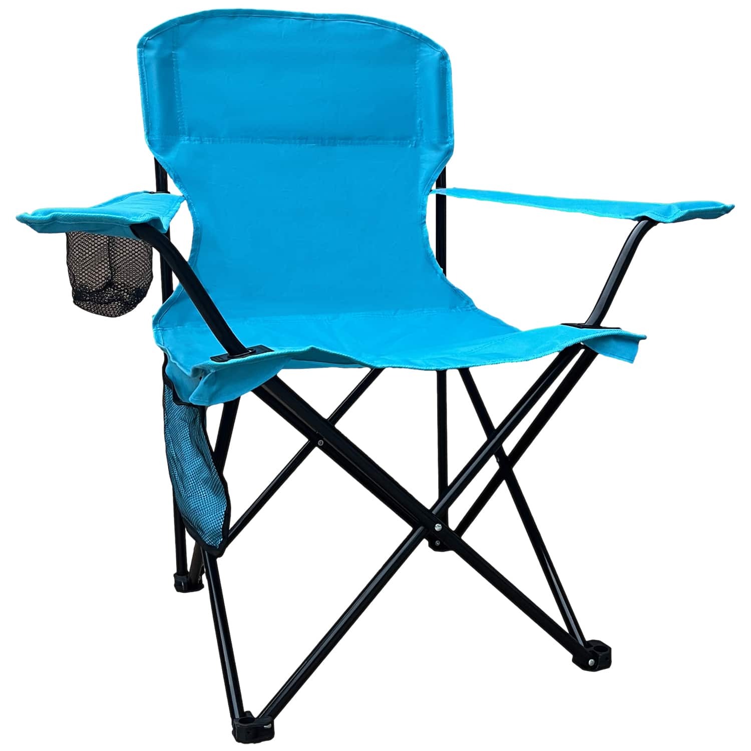 Angle. Bestier - Bestier Folding Camping Chair with Large Storage Space_Set of 2 - Blue.