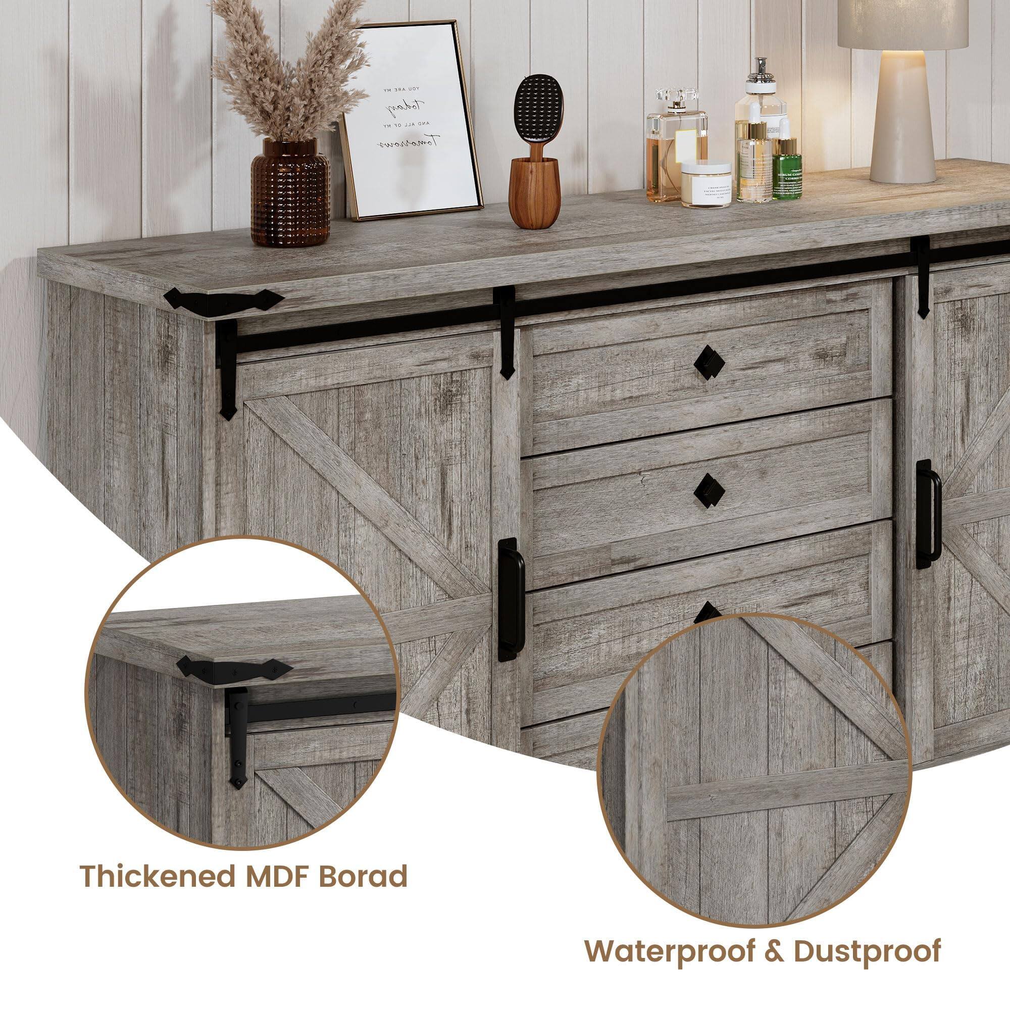 Thickened MDF Board  
Waterproof & Dustproof