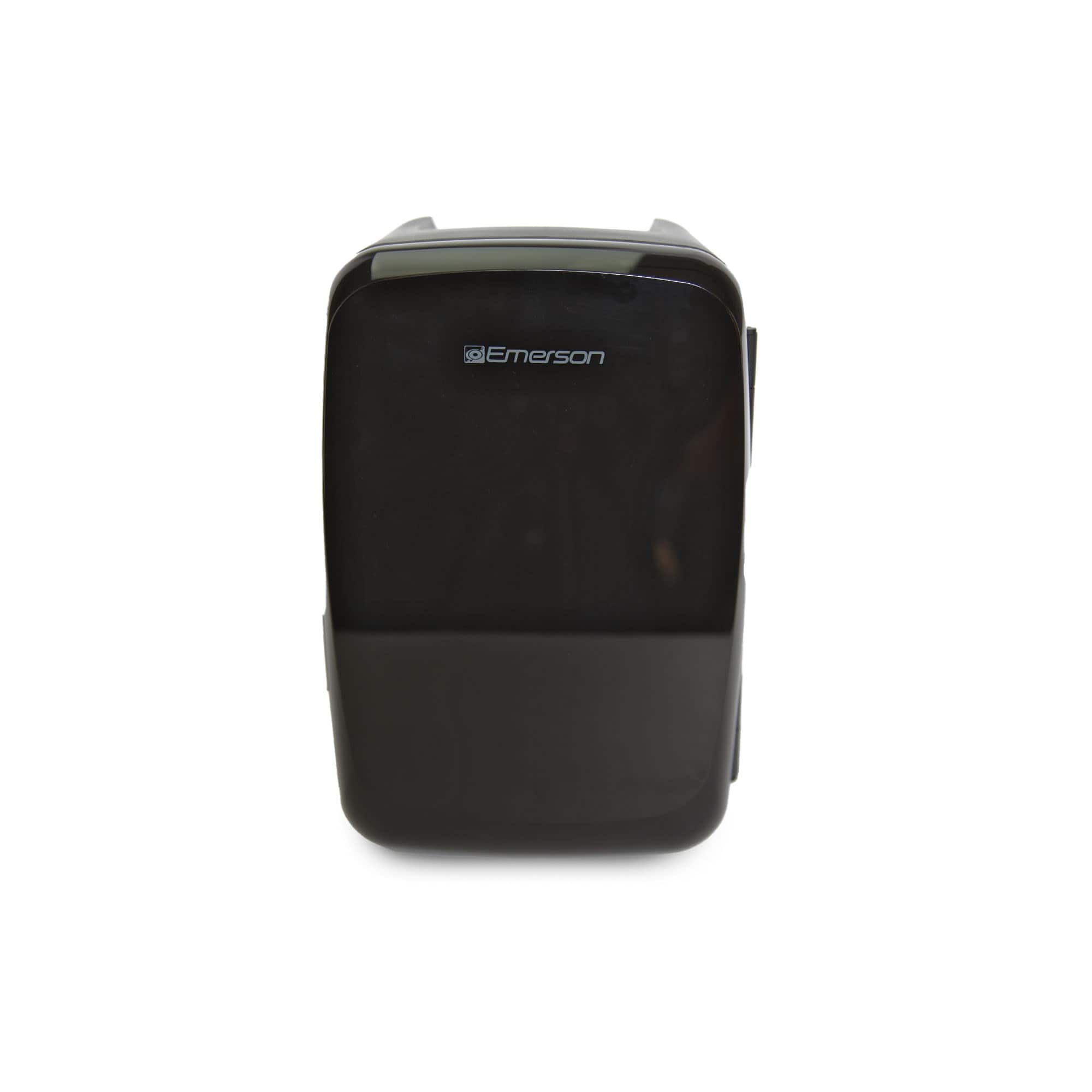 Emerson - EFC-5000 Portable Mini Fridge Cooler for 6 Cans, Compact 4L Capacity - Black