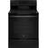 Front. GE - 5.3 Cu. Ft. Freestanding Electric Convection Range with Self-Cleaning and No-Preheat Air Fry - Black.