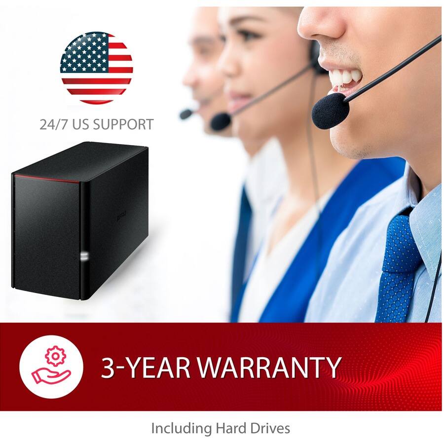 24/7 US SUPPORT  
3-YEAR WARRANTY  
Including Hard Drives